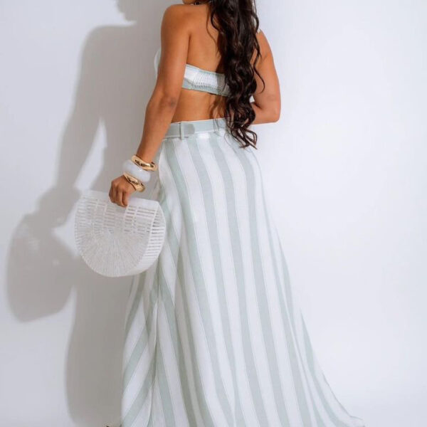 Allure Perfect Energy Stripes Skirt Set