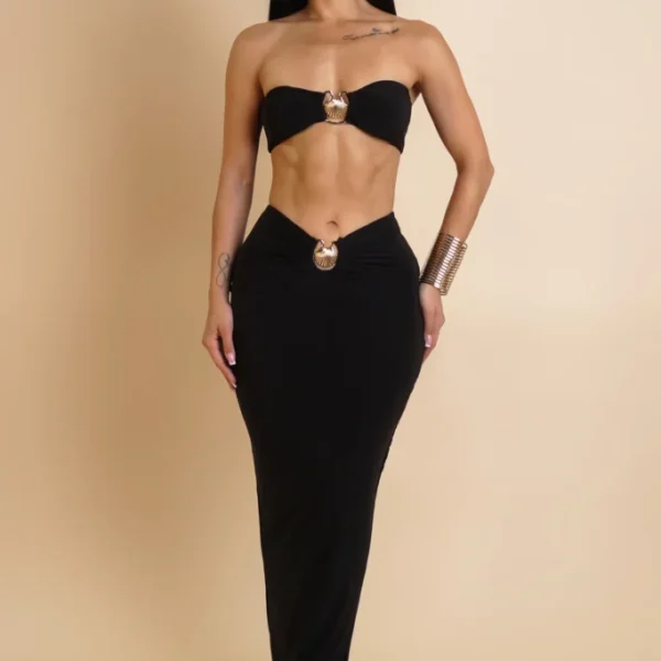 Allure Ring Detail Maxi Set