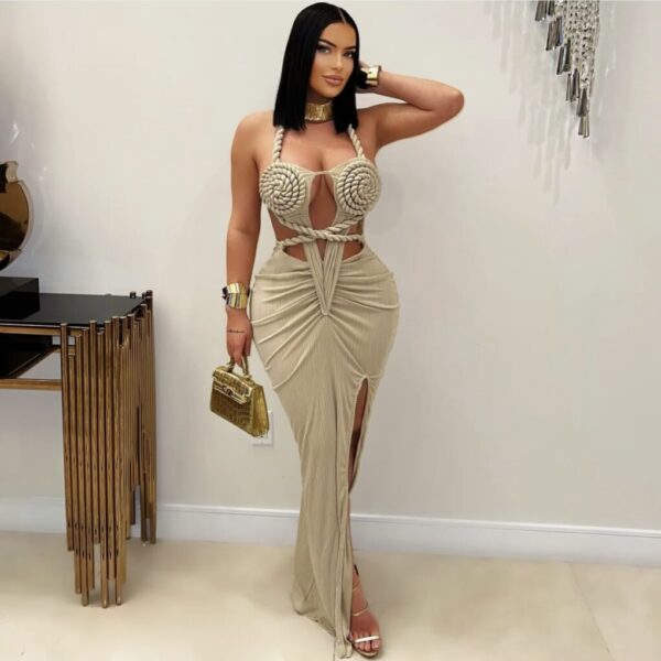 Allure Knotted Maxi Dress - Image 2
