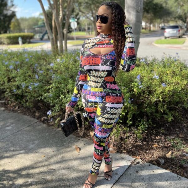Allure Colorful Streetwear Bodysuit