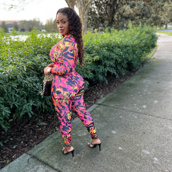 Allure Absract Flame Jumpsuit