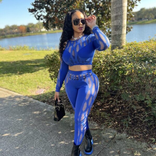 Allure Azure Lattice Set