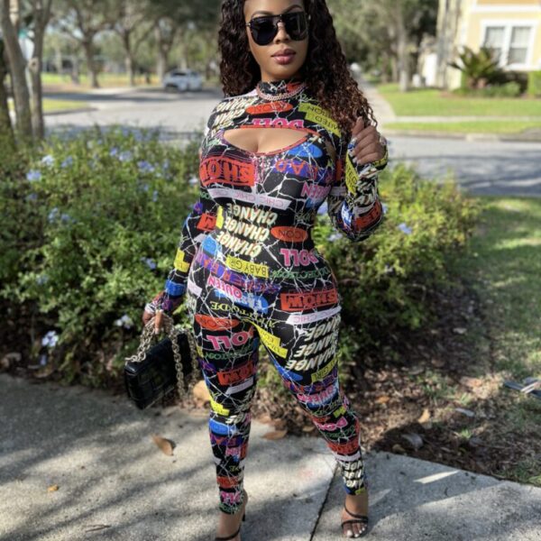 Allure Colorful Streetwear Bodysuit