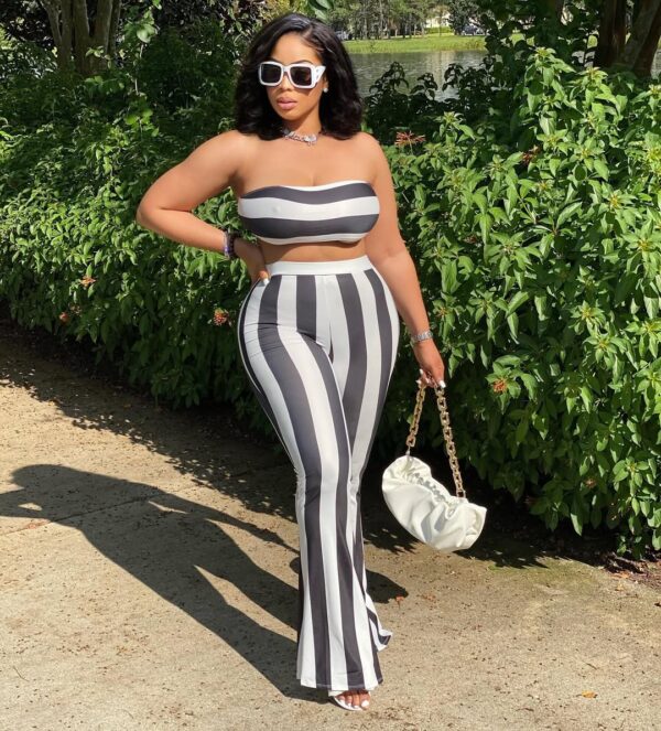 Allure Striped Goddess Set - Image 2
