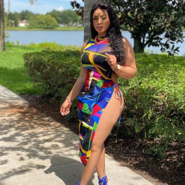 Allure Abstract Art Dress