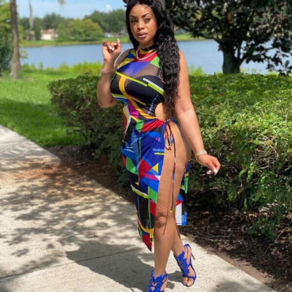 Allure Abstract Art Dress