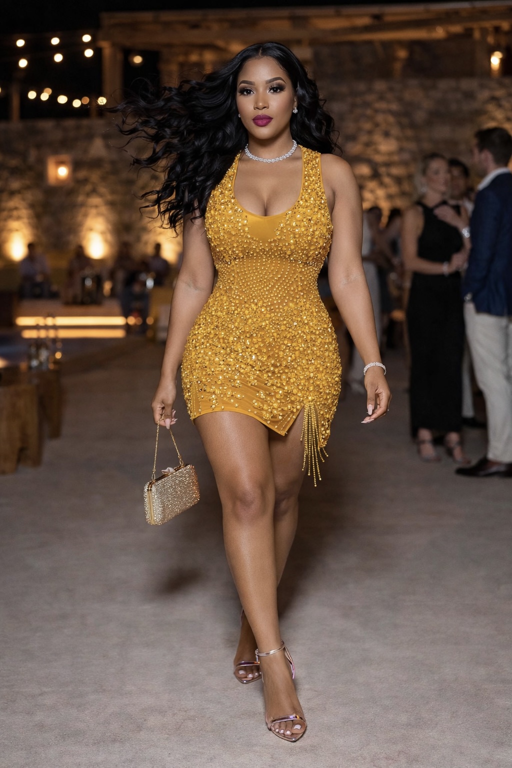 Golden Hour Allure Dress